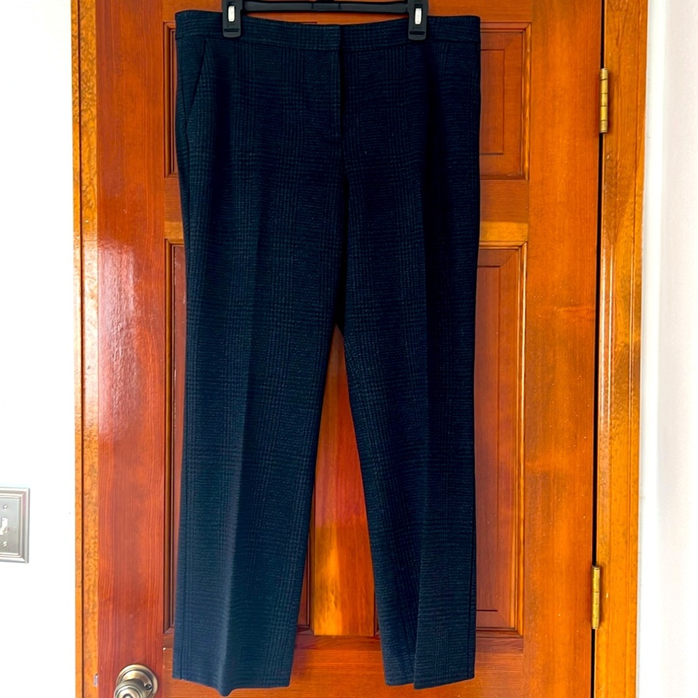 Talbots 14p Lined Plaid Dress Pants